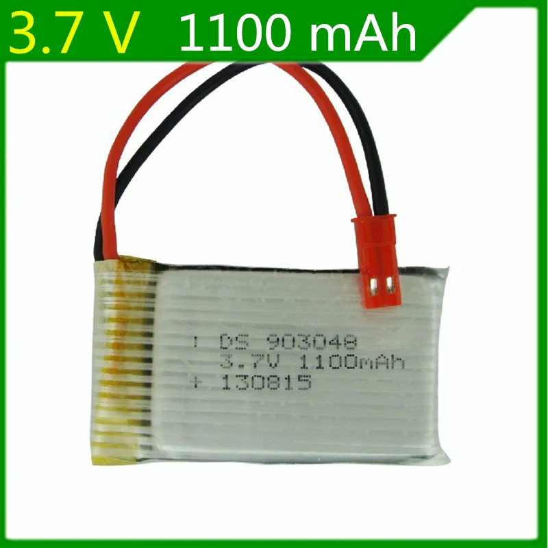 Эффективная Энергия 3 7 V 1100mAh RC вертолет части 1S Li Poly батарея для MJX T04 T05 T25 M03 Lipo