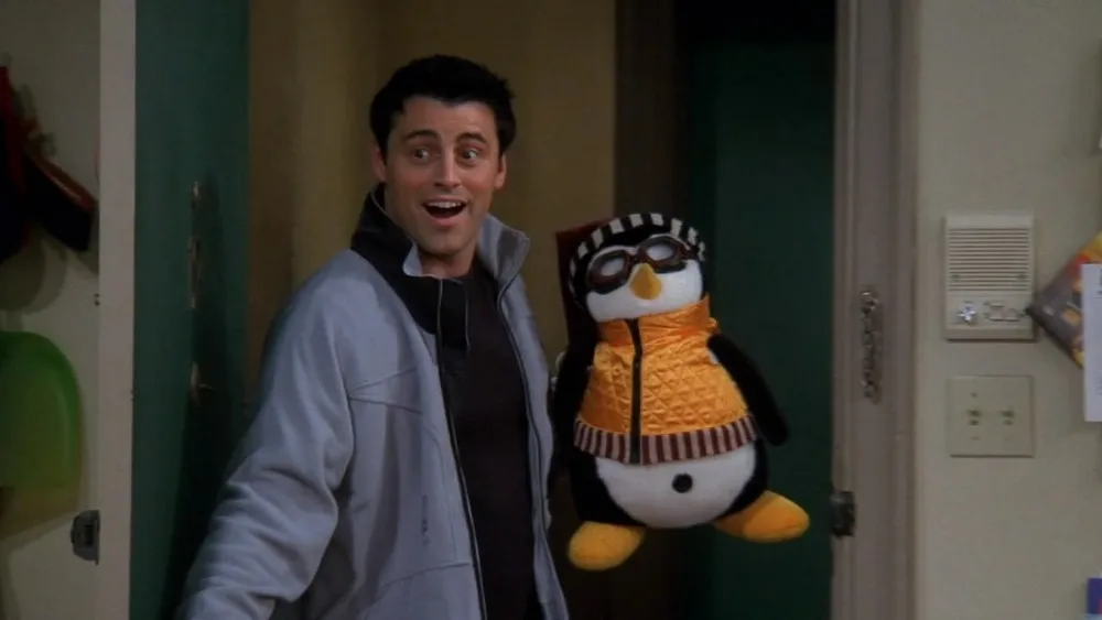 Редкие 1" Joey's hugsy с золотым жилетом~ очки Debbie Mumm Joey Friend Penguin hugsy