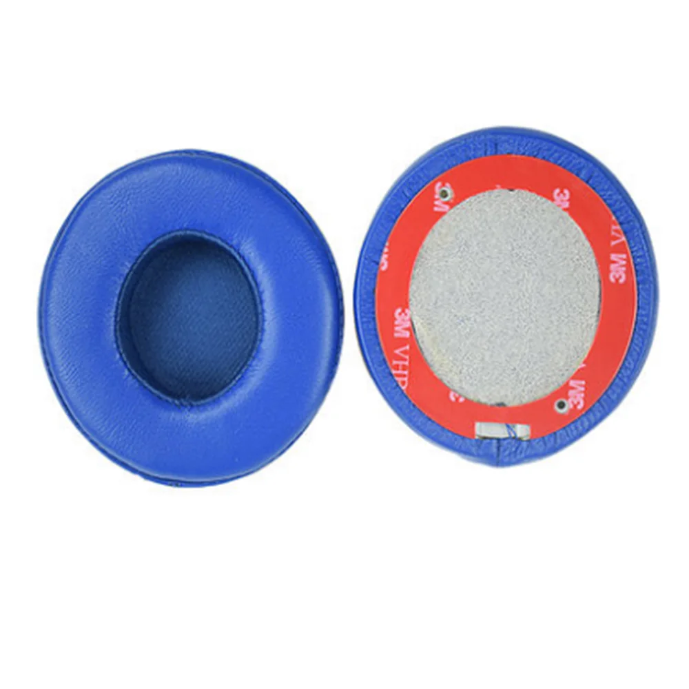Sheepskin Leather Memory Foam Replacement Ear Pads Cups for Beats by Solo2 Solo 2 0 Wireless Bluetooth Headphones