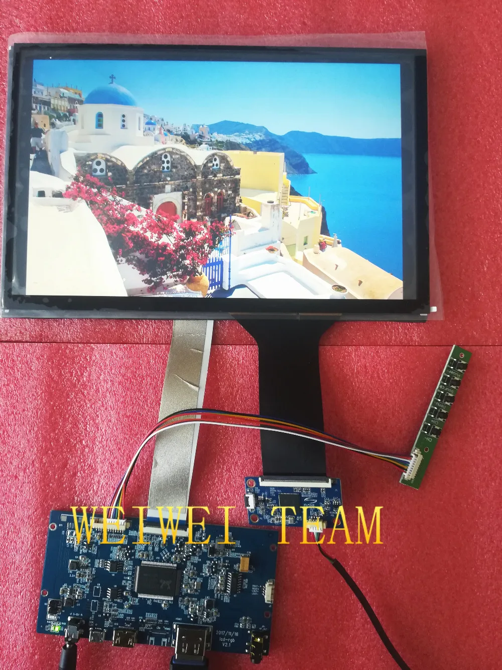 

10.1 inch 2K LCD IPS 2560*1600 Monitor screen with capacitive touch panel HDMI MIPI board for DIY project 3d printer