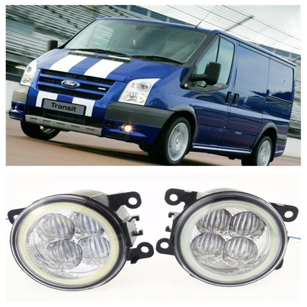 For FORD TRANSIT Bus 2006 2015 10W high brightness LED Angel eyes fog