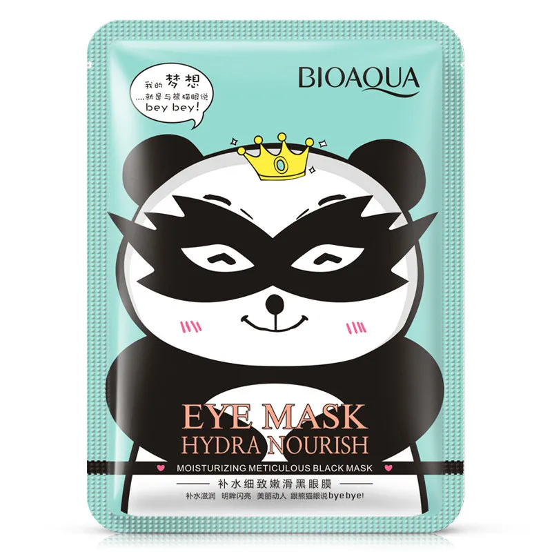 

BIOAQUA Brand Eye Mask Moisturizing Cute Black Masks Eyes Care Treatment Relaxing Anti-puffiness Anti Dark Eye Circle Collagen