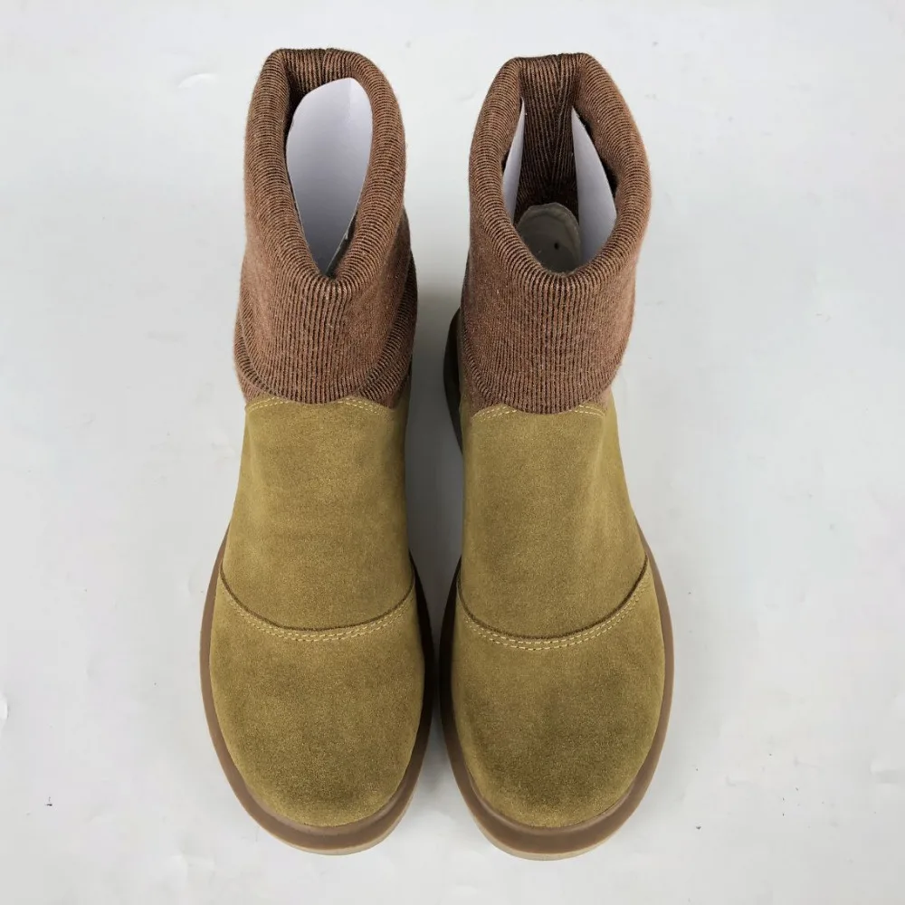 Женские осенне зимние сапоги Careaymade из натуральной кожи с верхним слоем