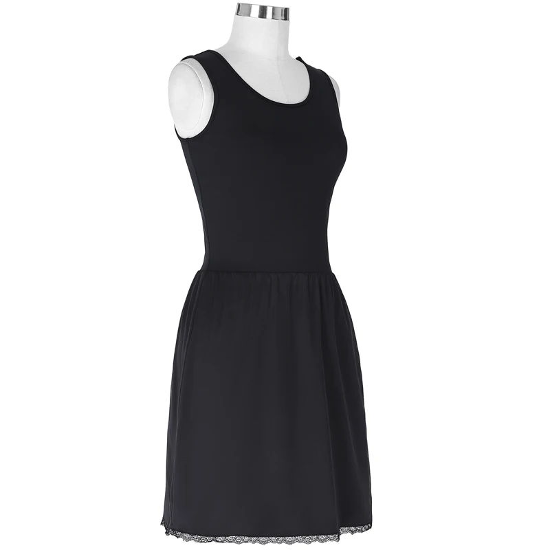 Kate Kasin New Arrivals Women Sexy Full Slips Fitness Long Under Dress Solid Underskirt For Girl Lady Inner Petticoat Dressing