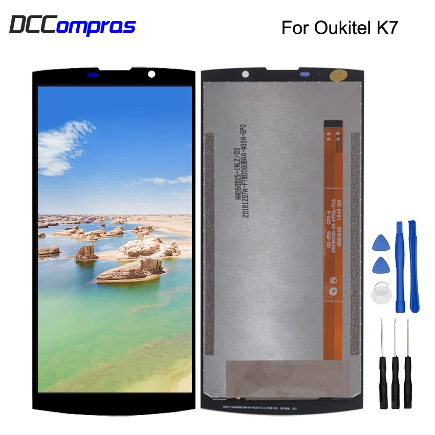

Original For Oukitel K7 LCD Display Touch Screen Digitizer Assembly For Oukitel K7 Power Phone Parts Screen LCD Display