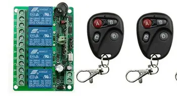 

DC12V 4CH 10A RF Wireless Remote Control Switch System teleswitch 2 transmitter & 1 receiver relay Receiver Smart Home Switch