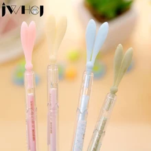 4 шт./лот милые светящиеся уши кролик гелевая ручка милые ручки материал escolar kawaii Канцтовары canetas escolar школьные офисные принадлежности