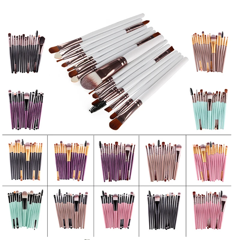 

LAMUSELAND 15Pcs/Set Makeup Brush Face Brush Make Up Tool #1415