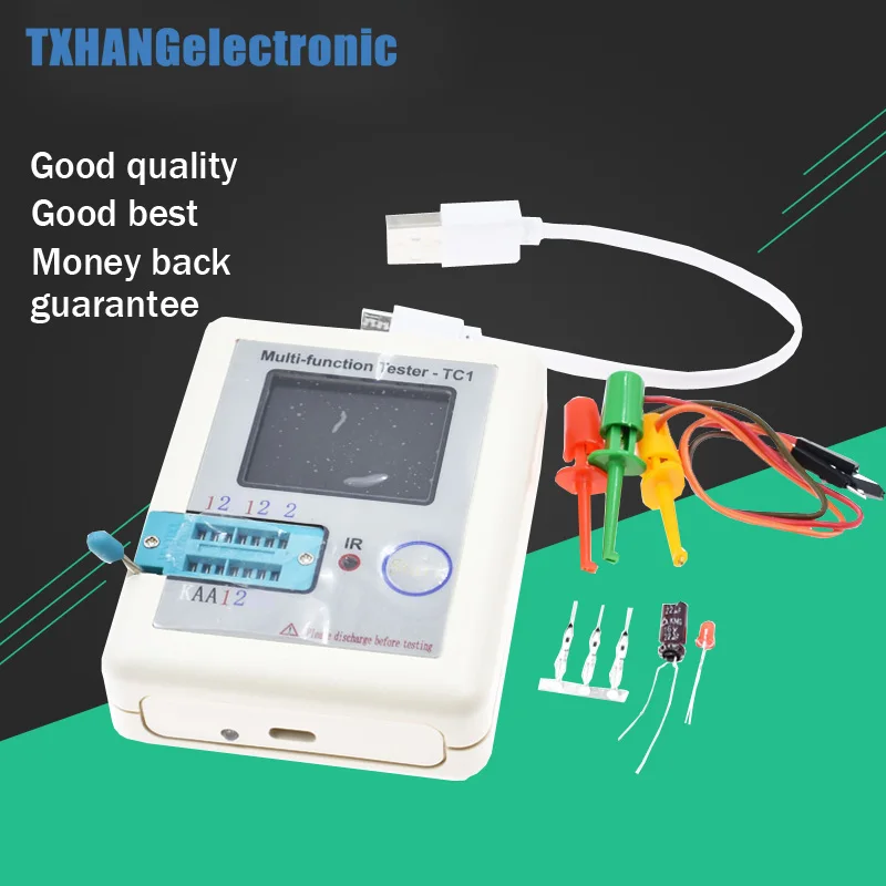 

Transistor Tester TFT Diode Triode Capacitance Meter LCR ESR NPN PNP MOSFET