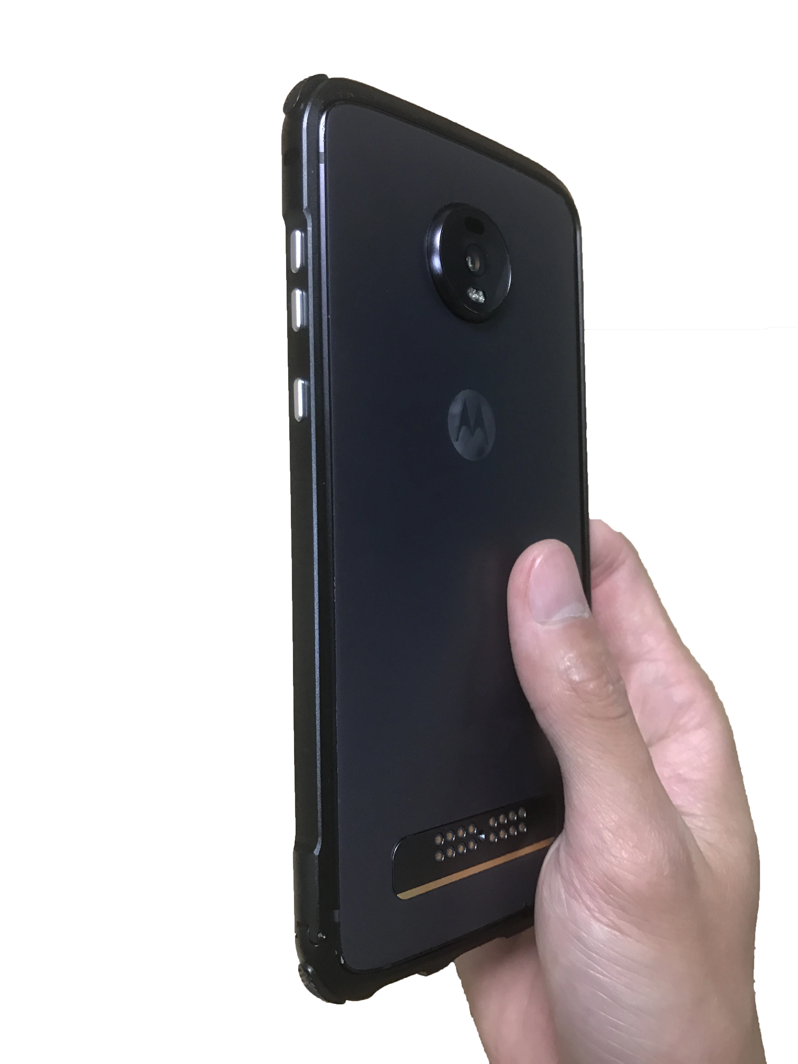 Бампер для Motorola moto Z4 совместимый с модами мотоциклов Алюминиевый металлический