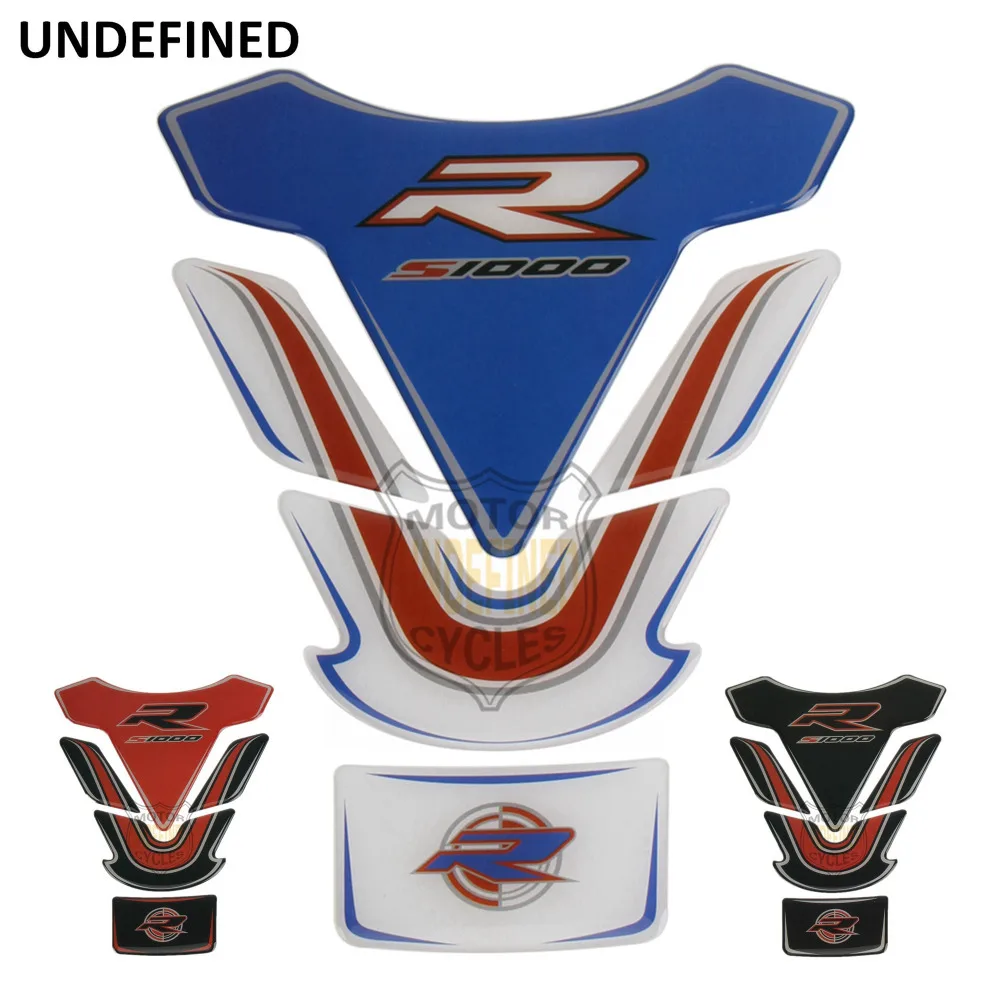 

3 Color Motorcycle Bike Gel Fuel Oil Tank Pad Fish Bone Protector Stickers Decals For BMW S1000RR S1000R S1000XR UNDEFINED