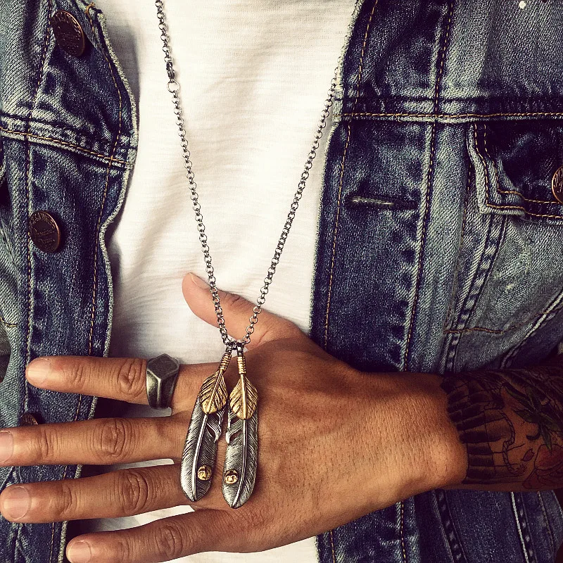 Mcllroy Takahashi Goro Goro's Titanium Jewelry Mens Necklaces 316L