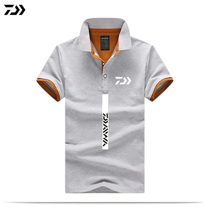 2019 летние DAIWA Sports рубашка поло для рыбалки Мужская одежда походов спорта