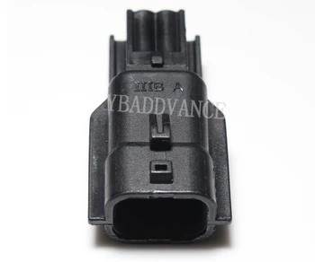 

New Design Black Sealed Male Connector 2 Pin Waterproof With Pins and Wire Seals 7282-8851-30