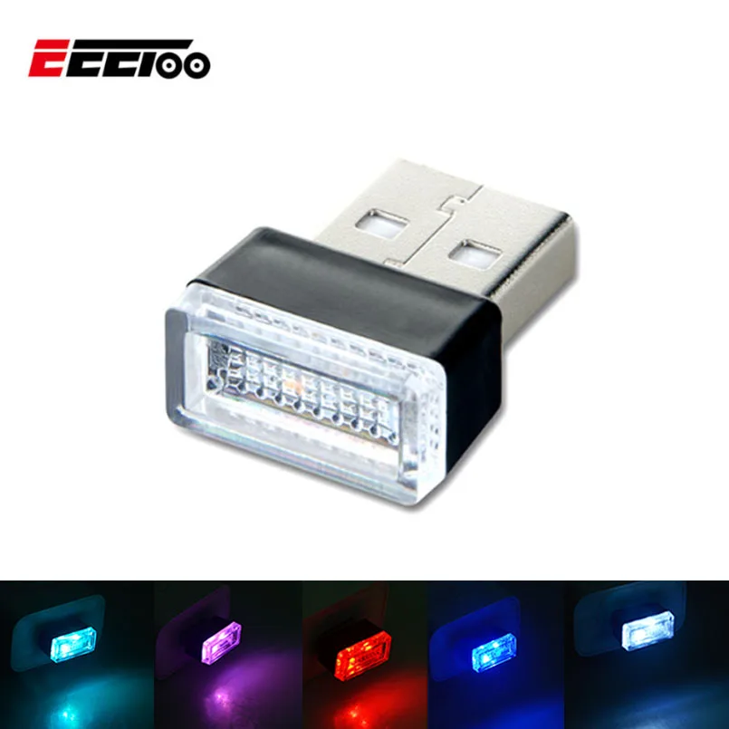 2018 Novelties LED USB Mini Novelty Lighting Car Atmosphere Light Decorative Portable Plug and