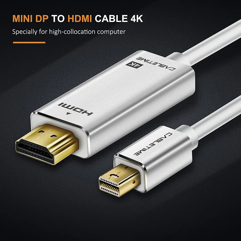 Кабель Thunderbolt Mini display port to HDMI кабель 4K DP to HDMI display port кабель для 1080P ТВ lenovo компьютер MacBook N173