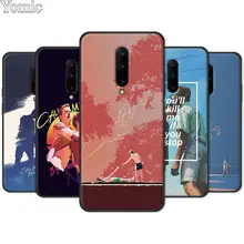 Black Silicone Case for Oneplus 7 7 Pro 6 6T 5T Phone Case for Oneplus 7 7Pro Soft TPU Cover Shell Call Me by Your Name