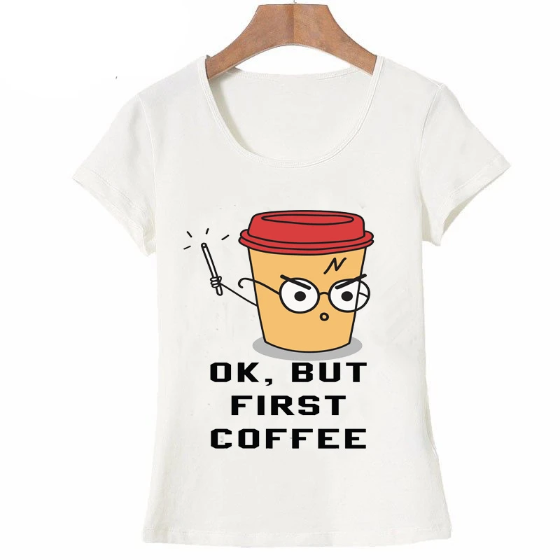 Новая мода Need More coffee Pls футболка для женщин милые kawaii футболка прекрасный Ленивец в короткий рукав Футболка для девочек