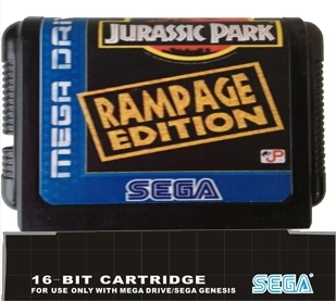 

Jurassic Park - Rampage Edition - 16 bit MD Games Cartridge For MegaDrive Genesis console