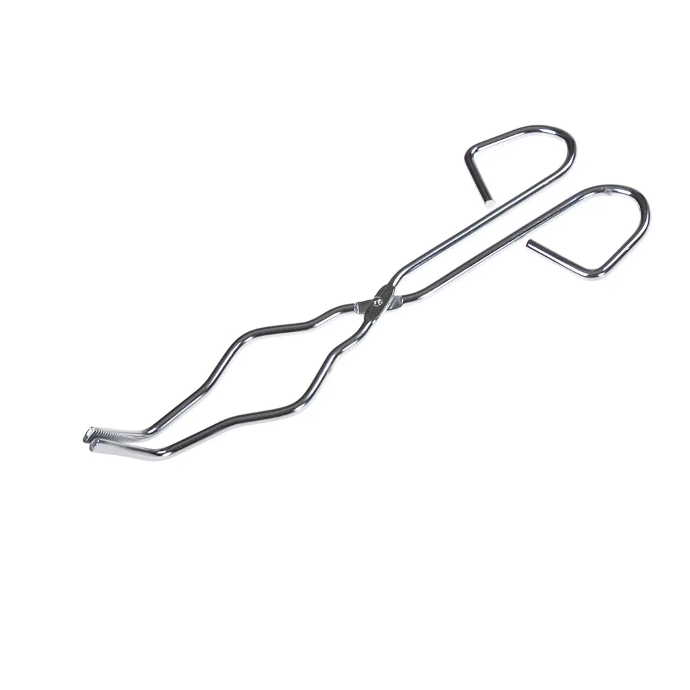 Crucible Tongs Melting Dish Holder Stainless Plier Lab Melting Metal Tool for Chemical Instrument Lab Supply Length: 20cm