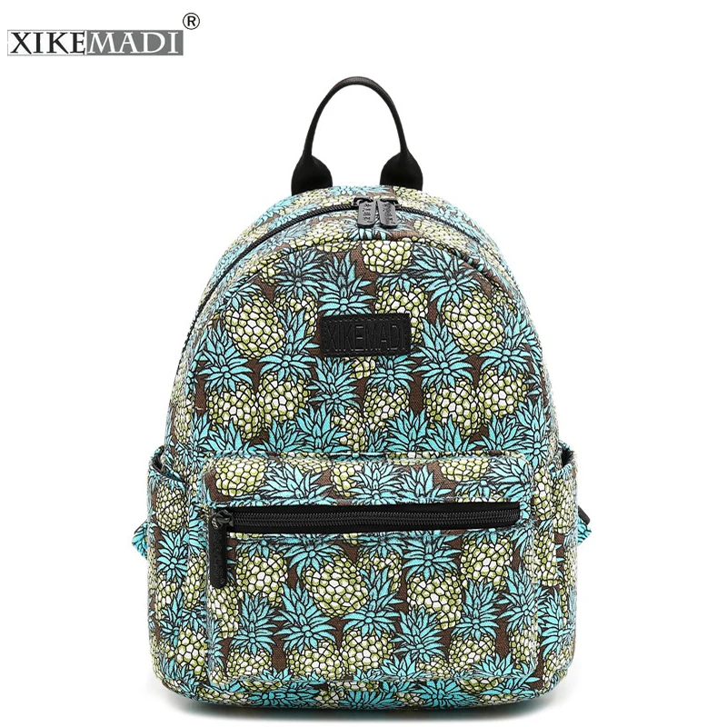 XIKEMADE Популярные многофункциональные женские холщовые рюкзаки школьные сумки на