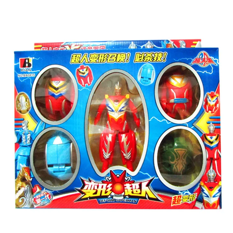 

Otter egg universe superman shape-out egg toy ceventero robot gomorrah monster egg Ultraman series
