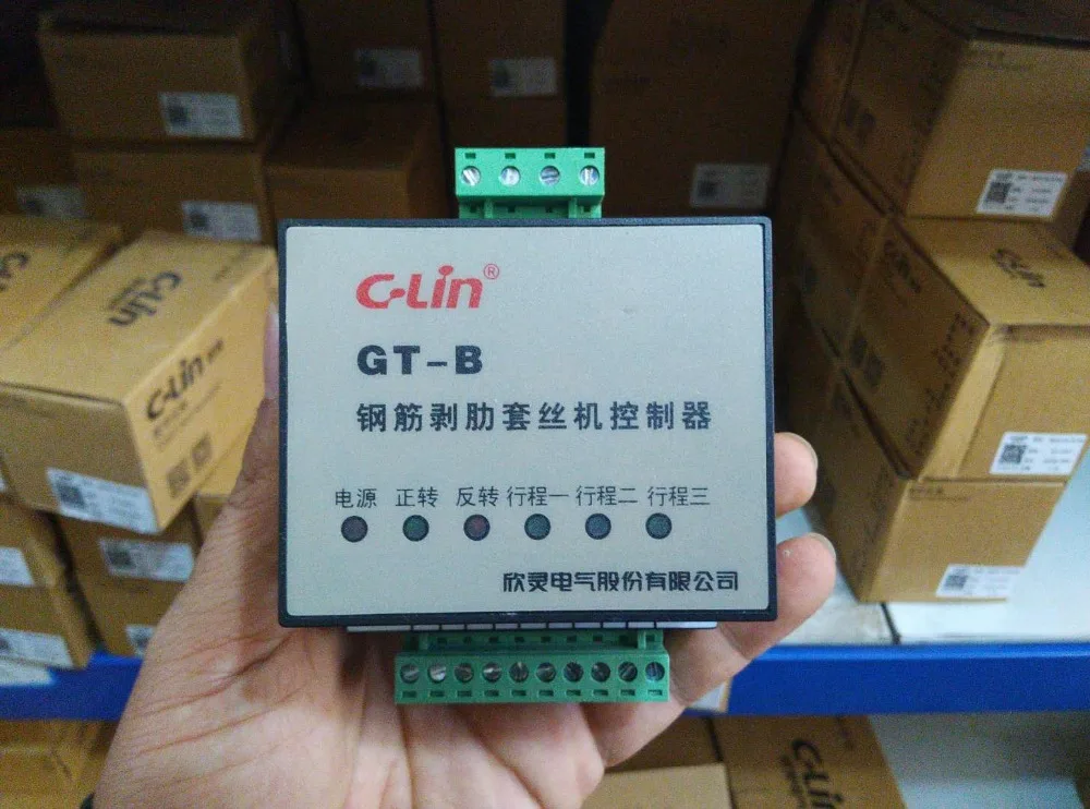 

Brand new original authentic C-Lin GT-B steel stripping ferrule machine controller AC380V time range 1S (seconds)