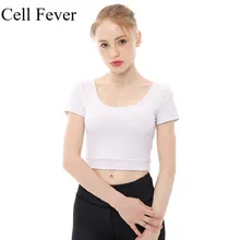 Женский спортивный топ, бесшовные рубашки для йоги, короткий рукав, укороченный топ, базовая Спортивная одежда для женщин, дышащие, с круглым вырезом, спортивные рубашки для тренировки