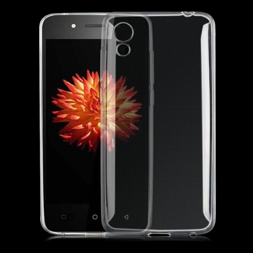 Sanheshun Highly Transparent Fitted Case Cover For Tecno W2 Silicone Mobile Phone Bag Case Shell