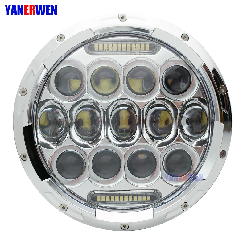  7inch 75W LED Headlight Car Led Driving Light Hi/Lo Beam DRL H4 H13 12V 6000K For Jeep Wrangler AM  - 33015523032