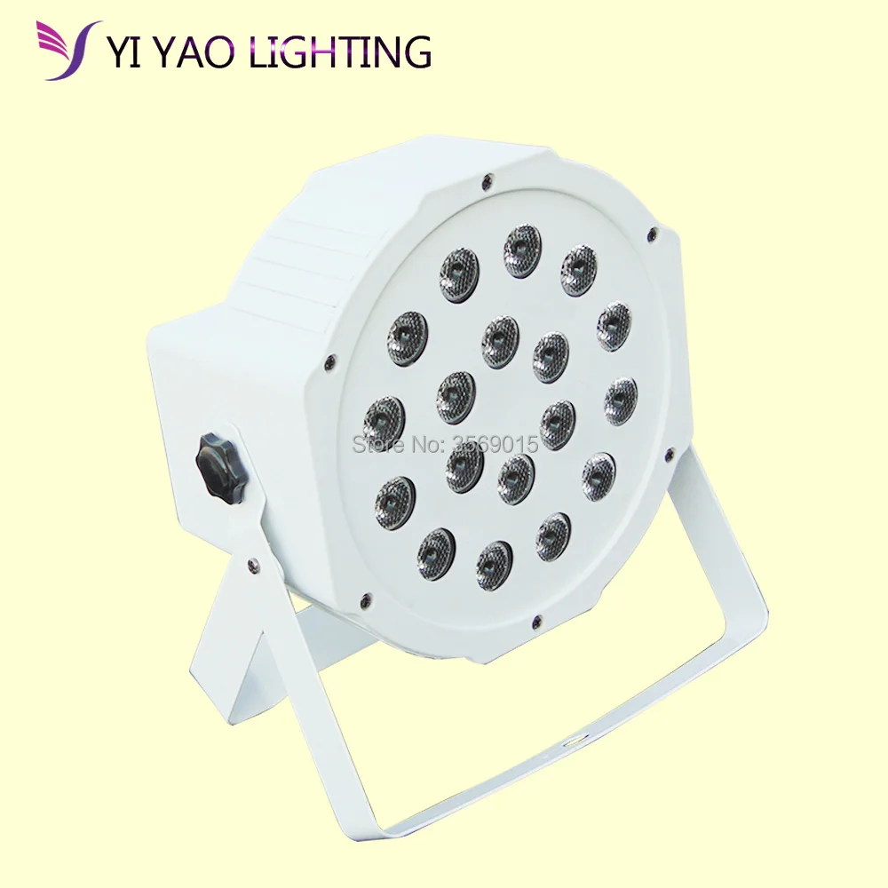 

18 LED RGB LED Light Mixing 7DMX CH IP20 Led Par 3W DMX Par Light Dj Light for Party Disco EU Plug