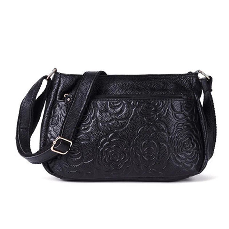 Famous Brand Design Bag Cowhide Leather Women Fashion Handbags Shoulder
