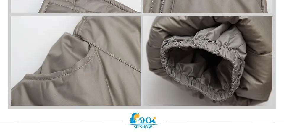 SP-SHOW-зима, плотный теплый флисовый костюм из 2 предметов для девочек 2-6 лет, роскошное Брендовое Детское пальто с капюшоном+ штаны, 8601002