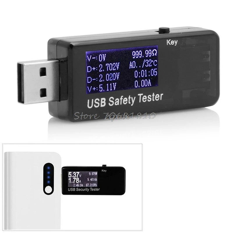 

USB Doctor Capacity time Current Voltage Detector Meter Tester Whosale&Dropship
