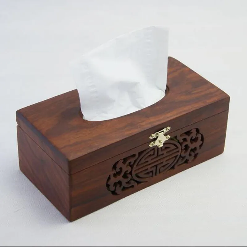 

Paper Rack Wood Storage Tissue Box Car Home Rectangle Shaped Tissue Box Container Towel Napkin Tissue Dispenser Organizer Holder