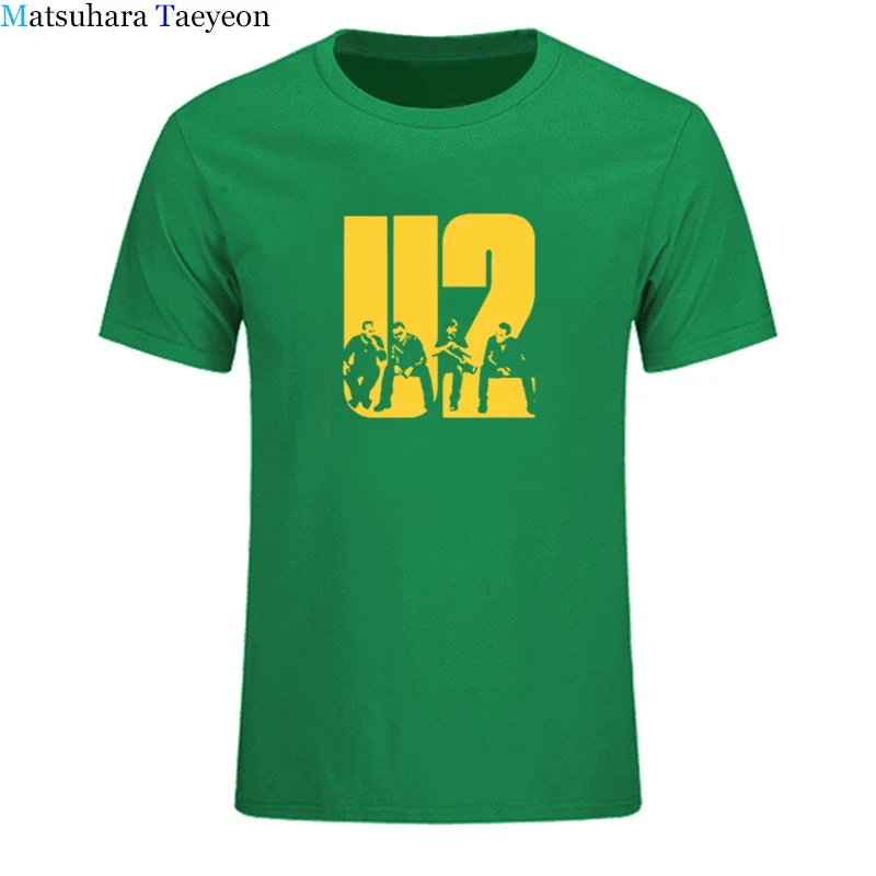 Matsuhara taeyeon брендовая футболка с короткими рукавами для мальчиков круглый вырез горловины прекрасный U2 диапазона печати мужская повседневная футболка одежда XS-XXXL - Цвет: 20