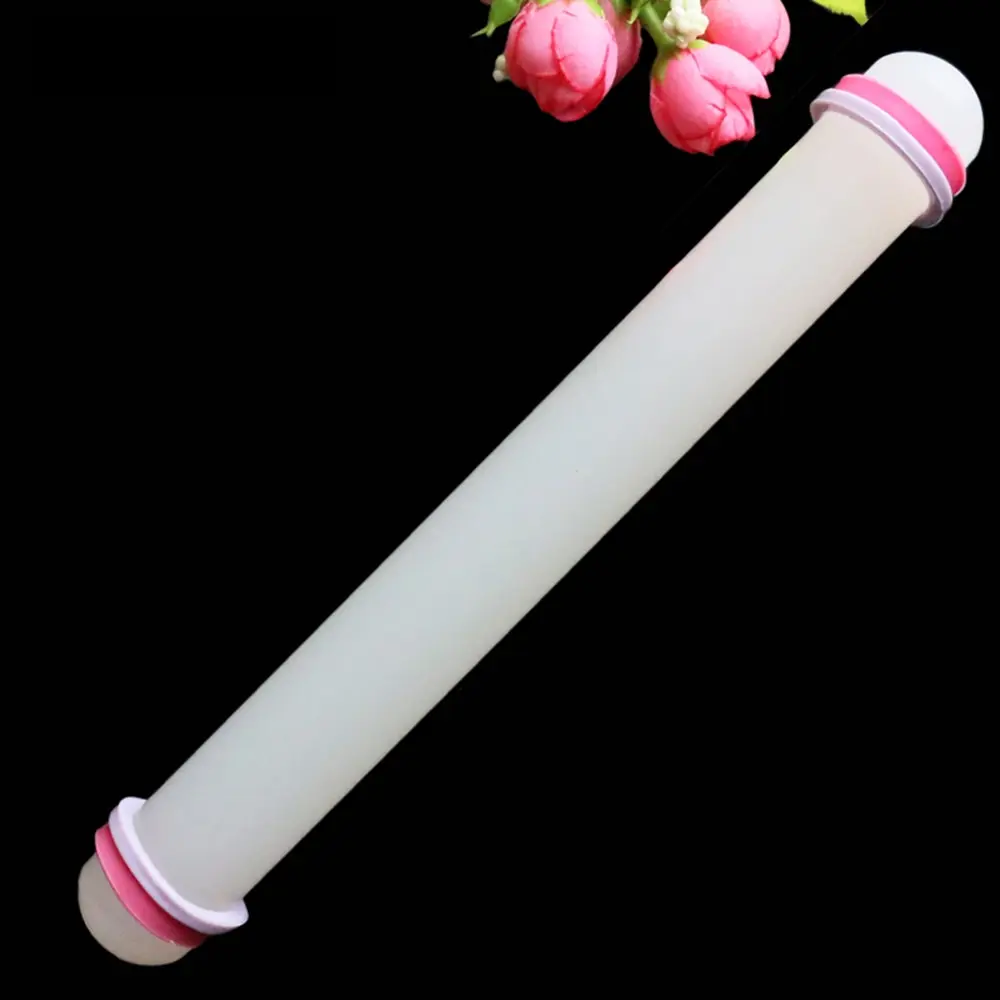 

23CM PP Non-Stick Rolling Pin Fondant Sugarcraft Cake Decorating Dough Roller Craft Kitchen Accessories DIY Baking Tool