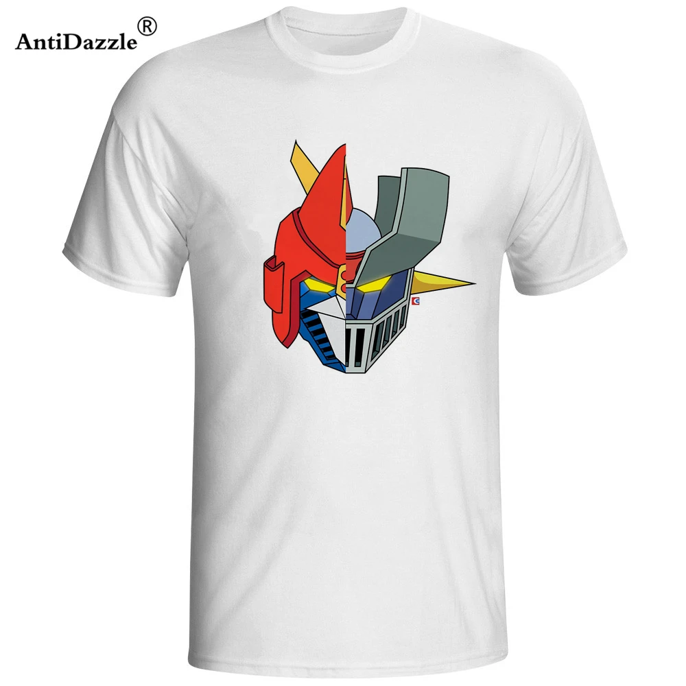 Интересные Mazinger Z футболки мужские Аниме старый классический Manga робот фильм