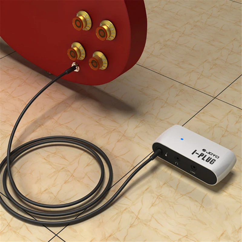 JOYO electrict Guitar I Plug Mini Amplifier Headphone Amp With Built in Overdrive Sound Effects For Windows Phone Android IOS