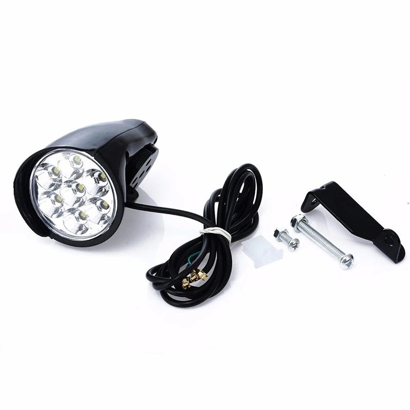 18W 36-48V электрический велосипед 7LED передняя фара для скутера и рога части