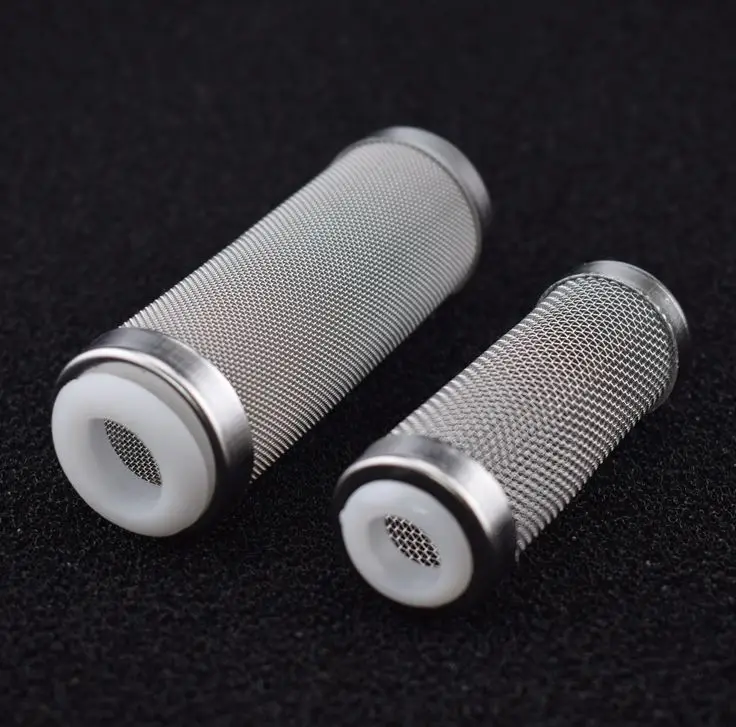 

Aquarium Accessories Fish Tank Filter Stainless Steel Inlet Case Mesh Shrimp Nets Special Cylinder Filters Inflow Inlet Protect