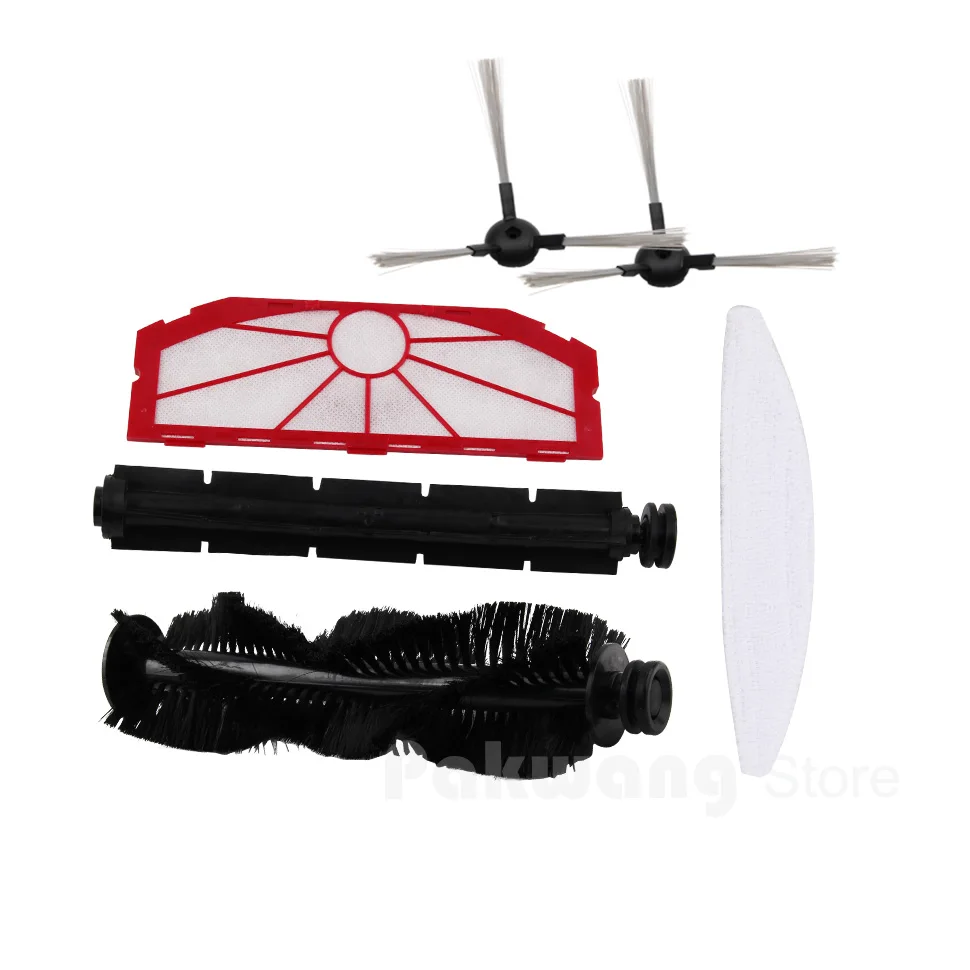 

Xr510 Robot Vacuum Cleaner Parts & Accessories Rubber Brush Mop And Filter 1 Pc Separately Side Brush 2 Pcs