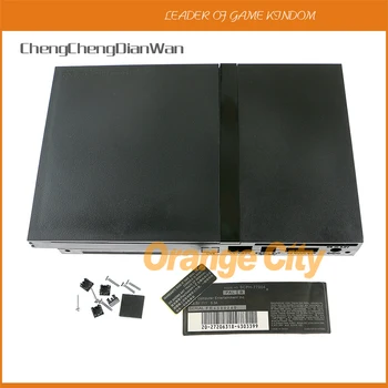 

ChengChengDianWan 2pcs/lot 7w 70000 7000X Full Housing Shell Case for PS2 Slim Console case Cover with label