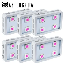6 шт. MasterGrow BESTV X4 1200 Вт COB светодиодный световая панель для проращивания полного спектра 410-730нм для Выращивание комнатных растений и цветов