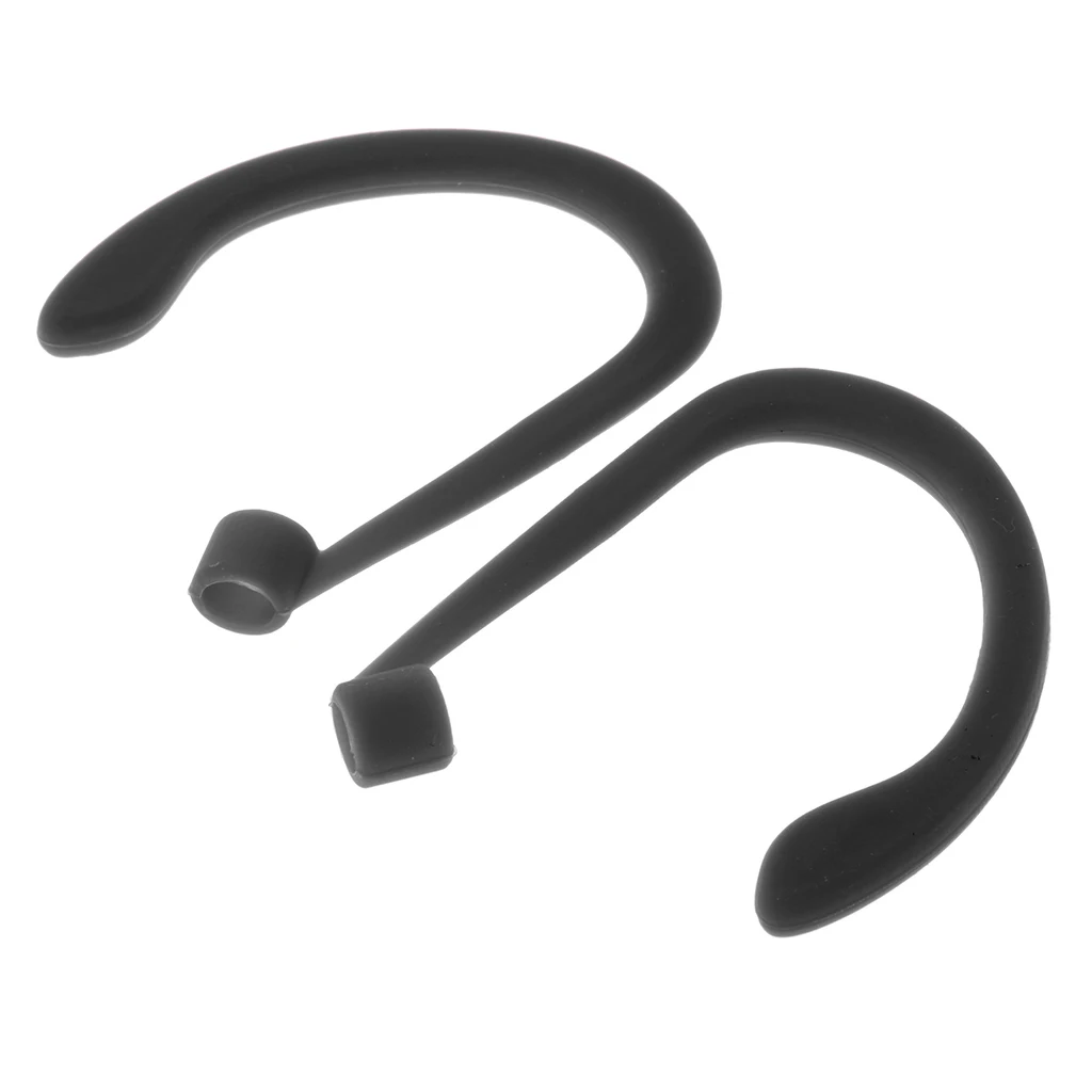 1 Pair Silicone Sports Earphone Anti-lost Ear Hook Holder for Apple AirPods iPhone 7 8 X Earpods Strap