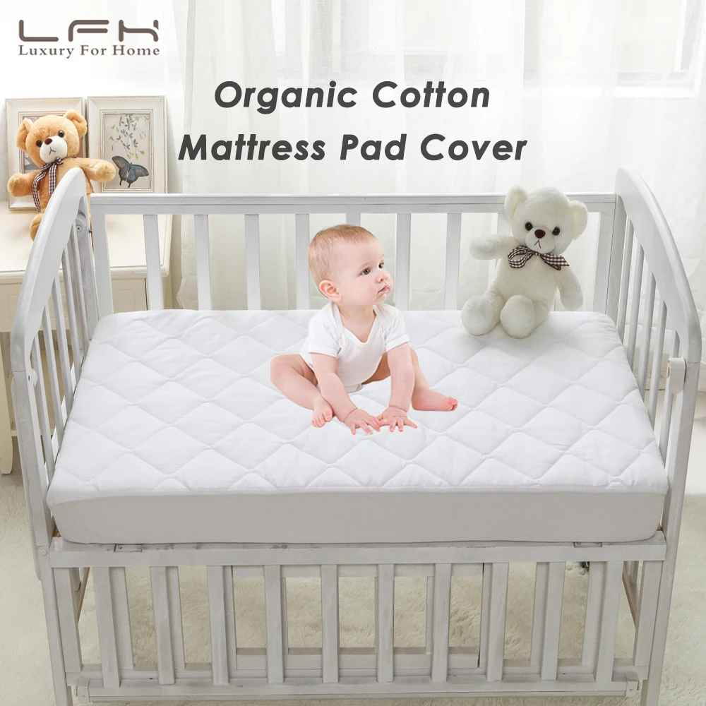 WATERPROOF MATTRESS PROTECTOR COTTON FITTED SHEET FOR BABY COT BED 