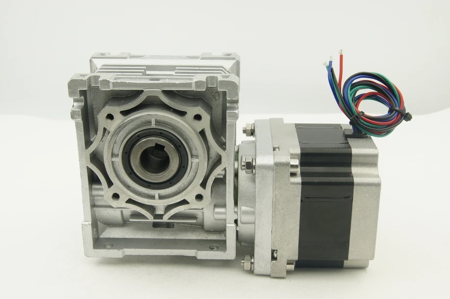 Nema 34 Worm gear stepper motor with output shaft 3.3N.m(472oz in