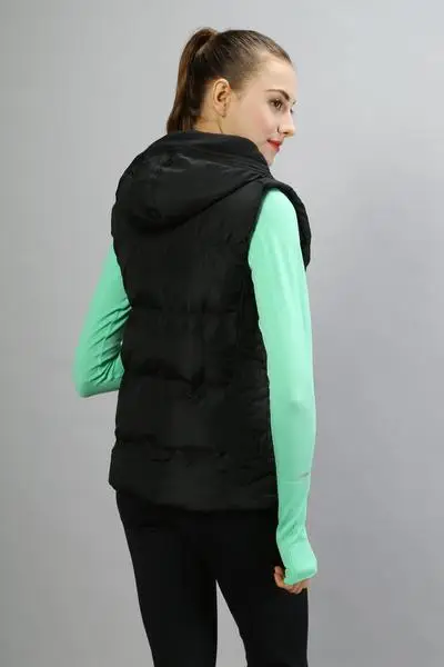 Cena NWT kobieta kamizelka Top Quality wodoodporna zimowa kamizelka kamizelka bez rękawów kamizelka Outdoor dół kurtki utrzymać ciepły płaszcz z kapturem