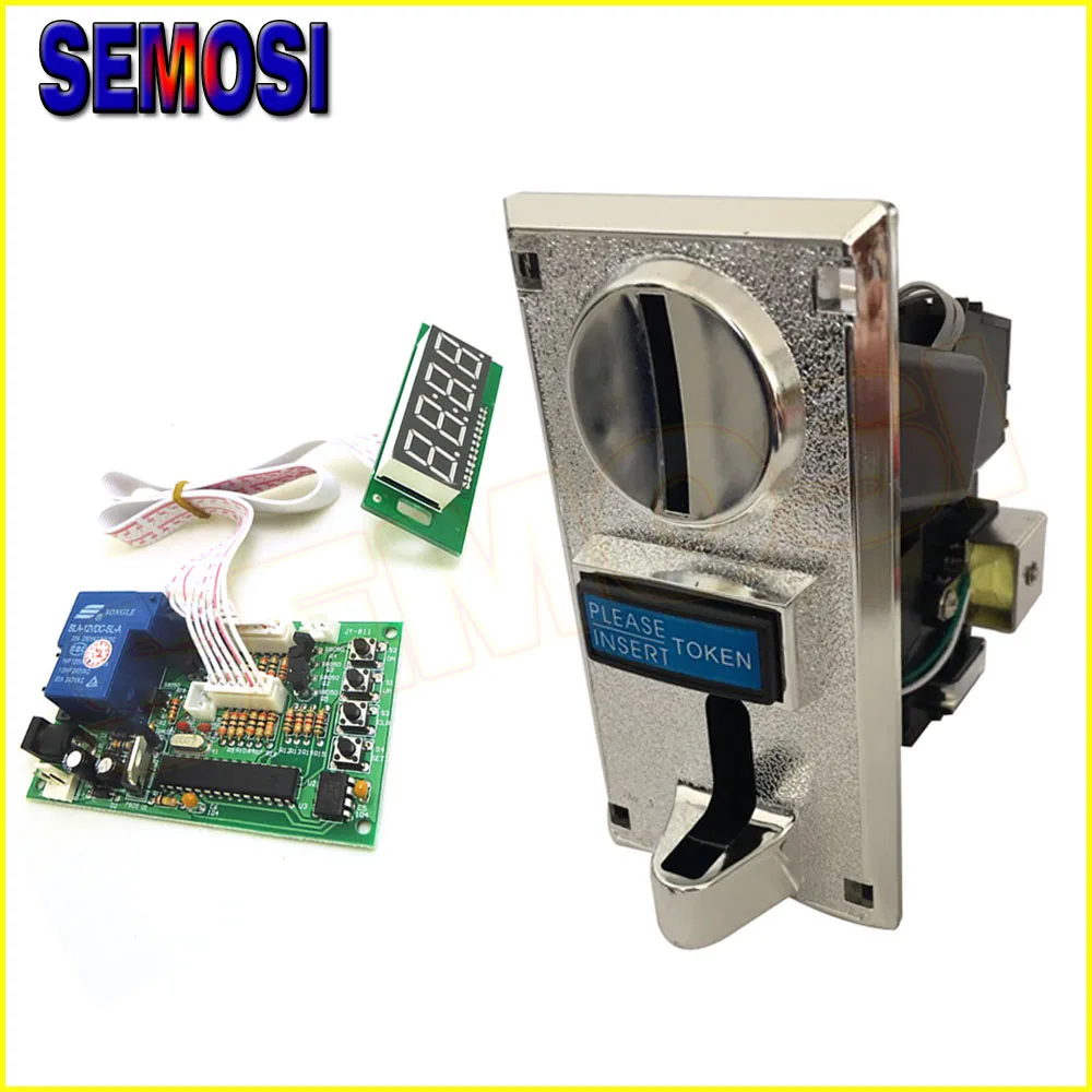 

Timer Control Board Power Supply with 6 kind Coin Acceptor for Arcade Vending Machine with 40cm White Lead,JY-15B