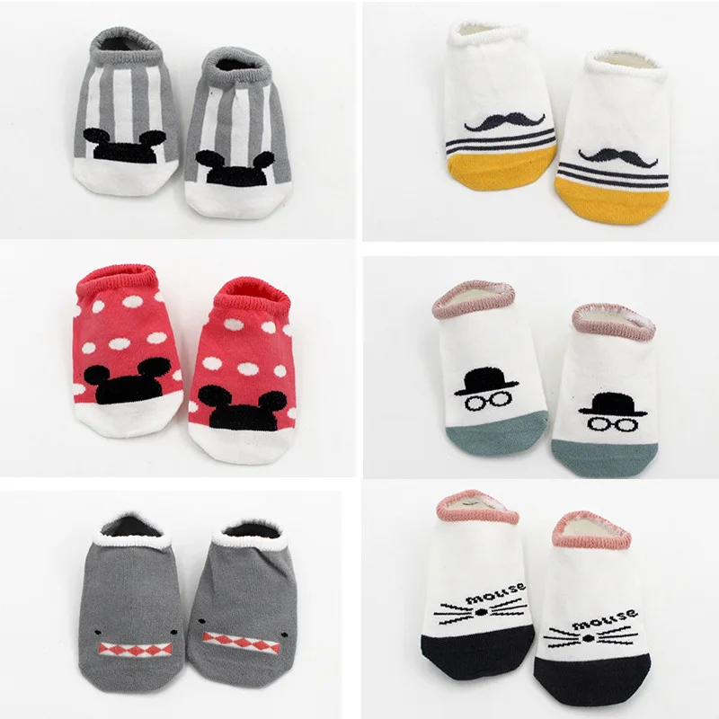 

New baby cartoon boat socks baby non-slip floor foot socks